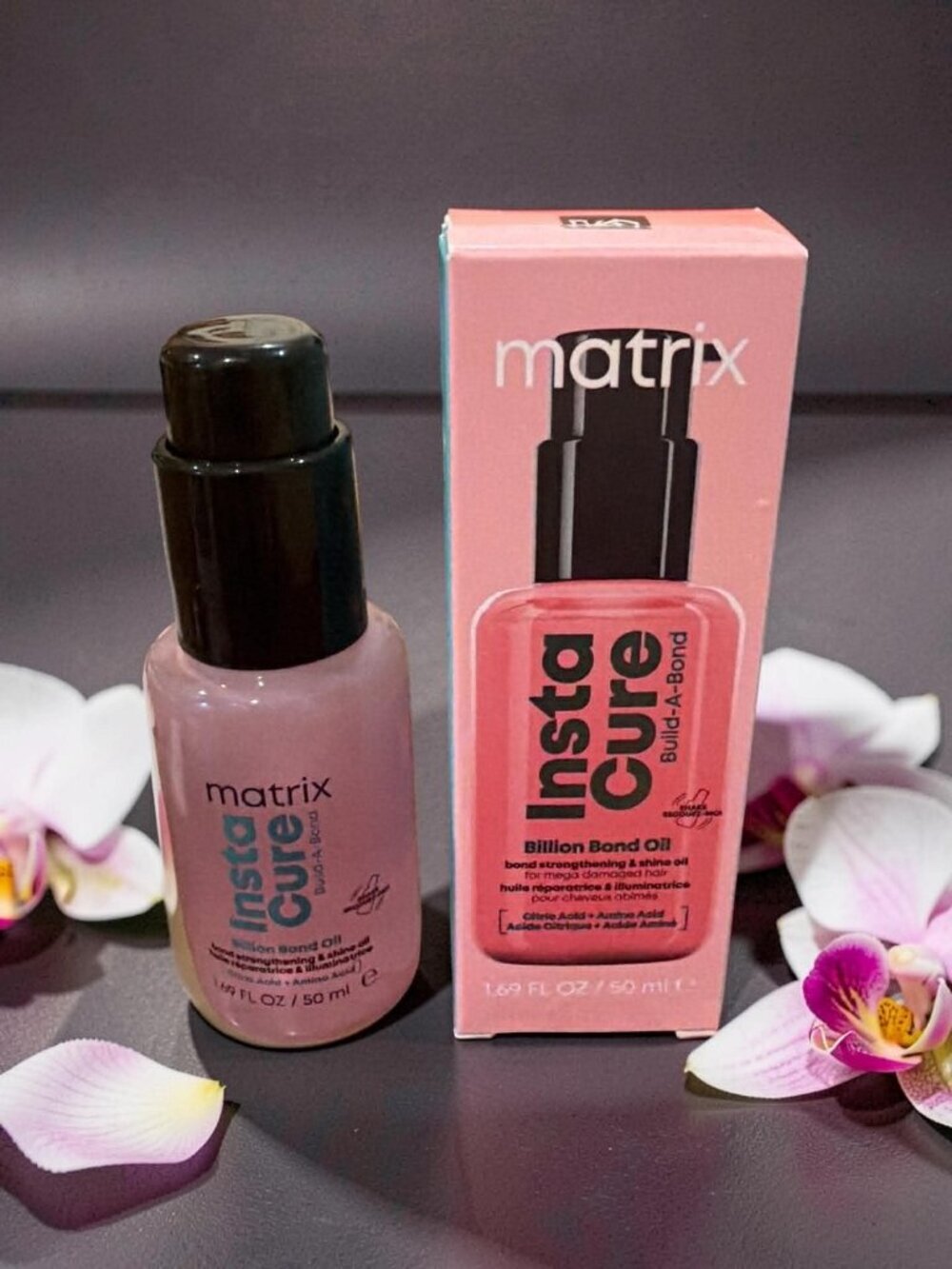 Matrix InstaCure Build‑A‑Bond Repair Bonding Oil 1.69 oz